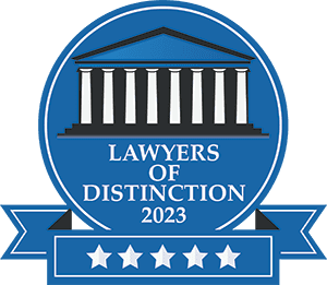 Lawyers of Distinction 2023 recognition